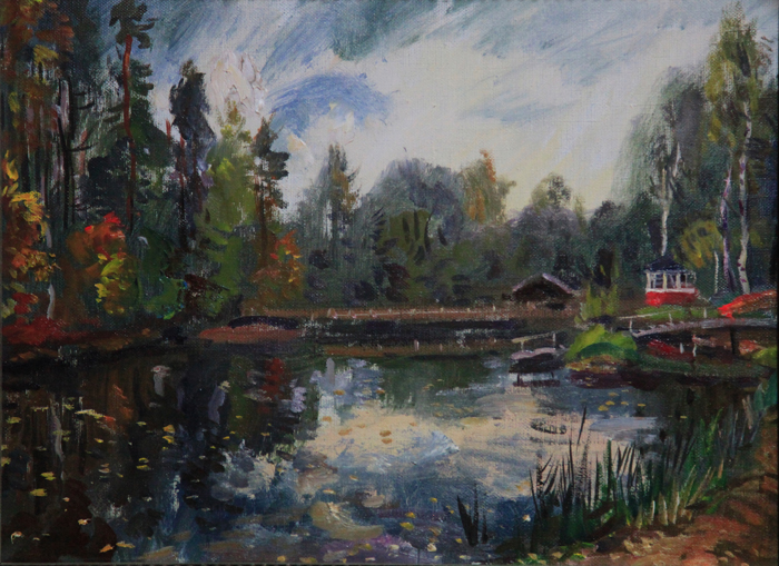   作品名称 《芬兰的奥泽洛夫》 作品分类 油画