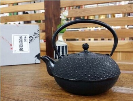 日本南部铁器 铁壶 急须茶壶 泡茶壶 六角利休