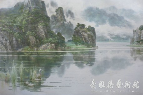 山水环绕