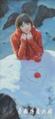 朝鲜油画-雪中丽人