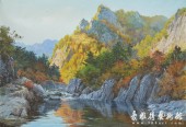 朝鲜油画-枝繁叶茂