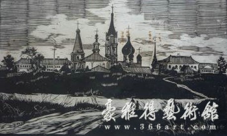朝鲜版画-教会