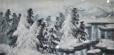 冰雪山水