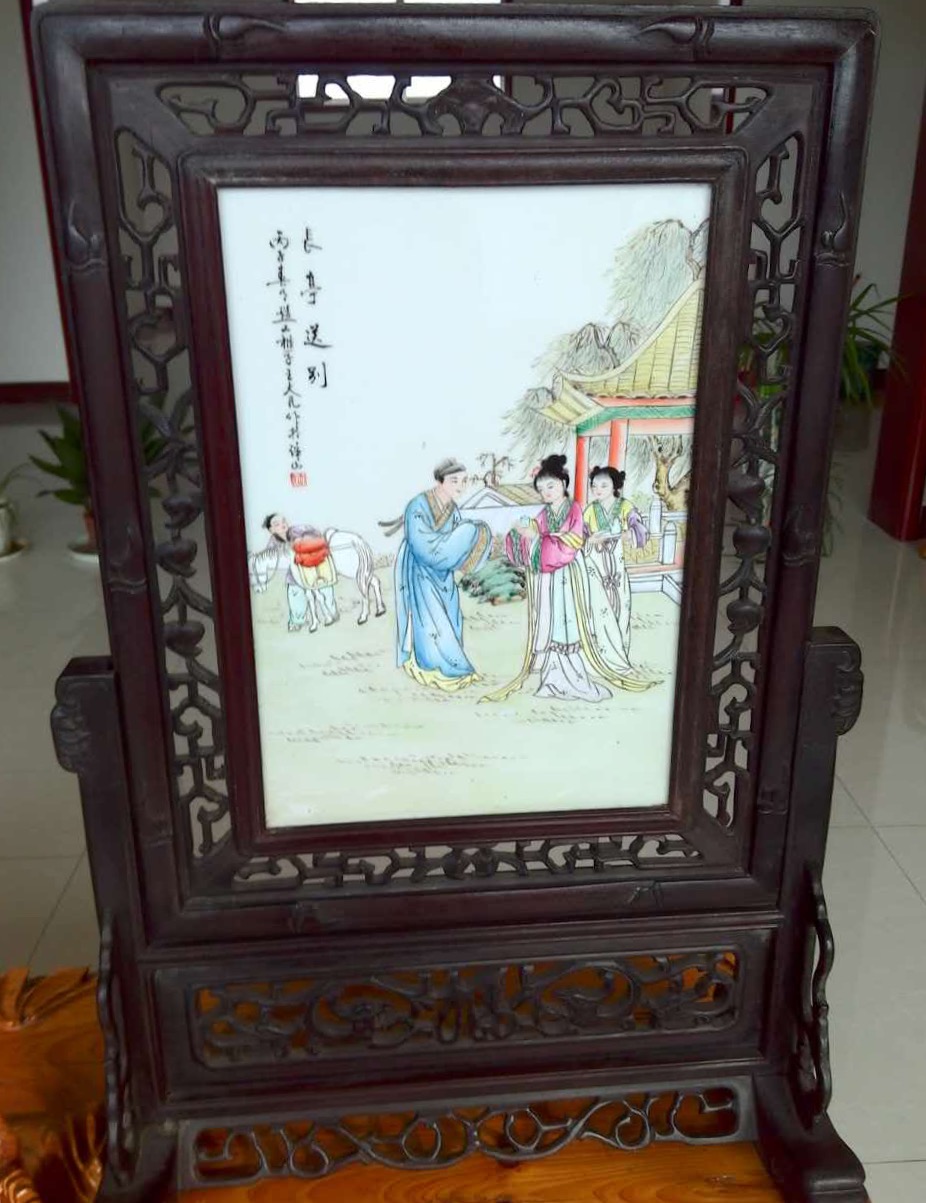 王大凡瓷板画