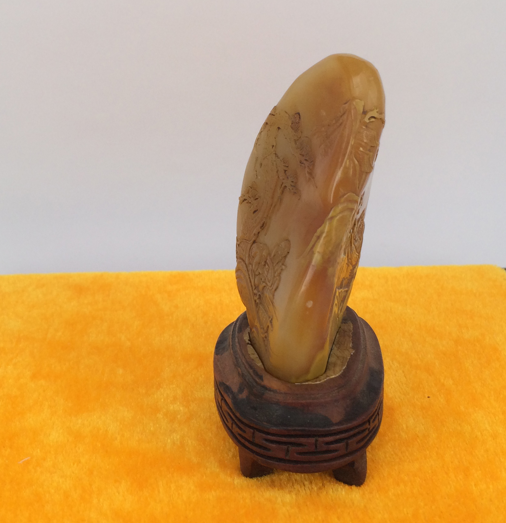 郭功森寿山石雕作品《送子观音》在福州展出，震撼海内外