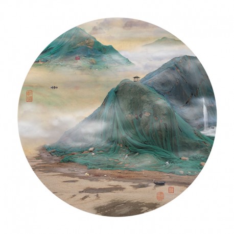 姚璐新山水Ⅰ-YL01行春古渡图 Yaolu’s new Landscape part Ⅰ–YL01 Ancient Spring-time Fey