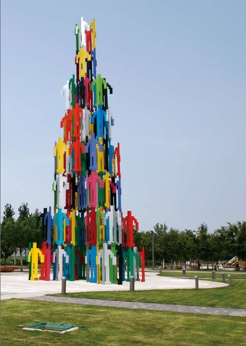 Olympic Park sculpture - People Tower，2008