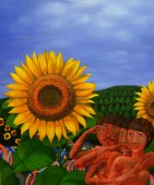影与带—向日 NO.2,Shadow and Ribbons-Sunflowers series No.2