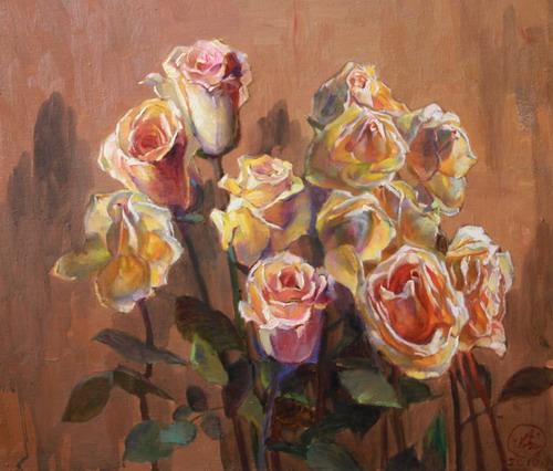 时光雕刻的玫瑰——陈腾光教授油画作品观摹展