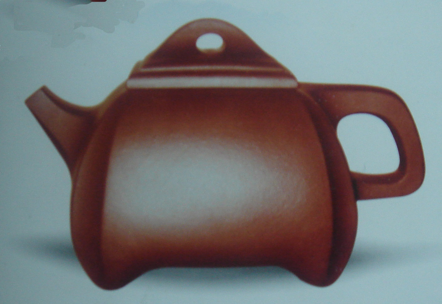 抽角石瓢壶Square-round zisha teapot 