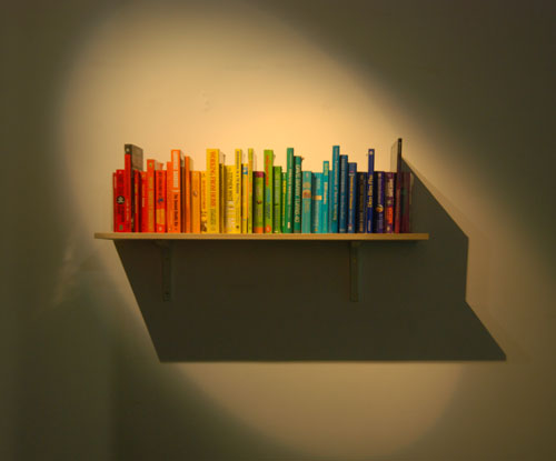 图书馆里的彩虹  