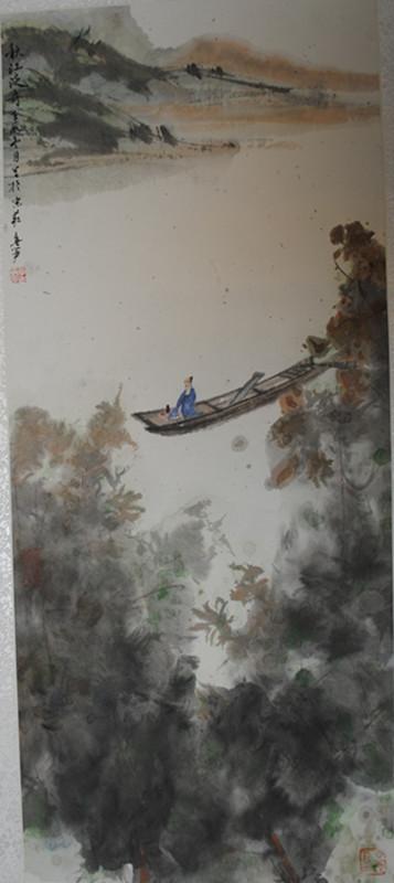 当代学院派新锐画家李春笋山水作品2013年5月1日--10日在北京宋隆重展出。