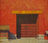 *SOLD*《故宫红门》Red Gate at The Forbidden City
