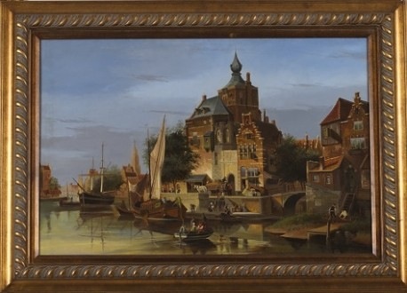 鹿特丹前的河