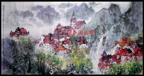 山水（带合影）