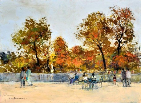 巴黎－卢森堡公园的秋天