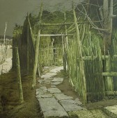《《没有落叶的冬天》 2002.10 布面油画 1800×1800mm