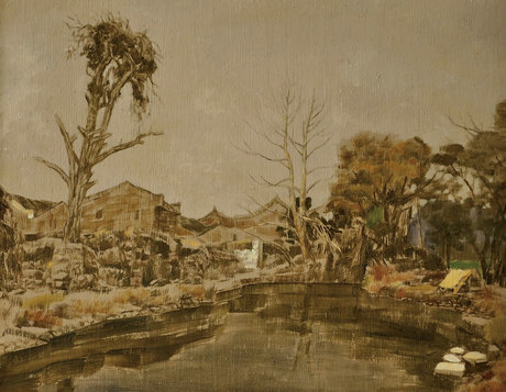 《池塘边的村落》 2006