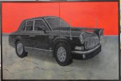 赵津毅 中国制造——汽车 布面油画 100x150cm 2014