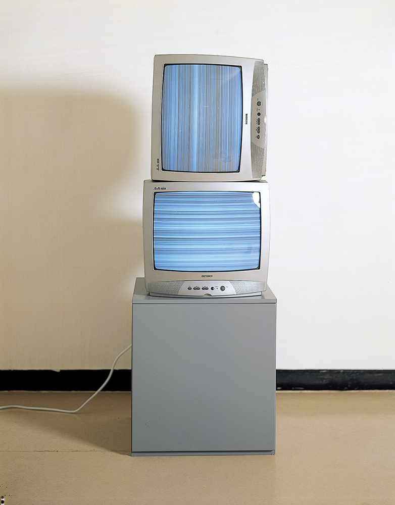 Sound Wave Input on Two TV Sets (VerticalHorizontal),1963-1995