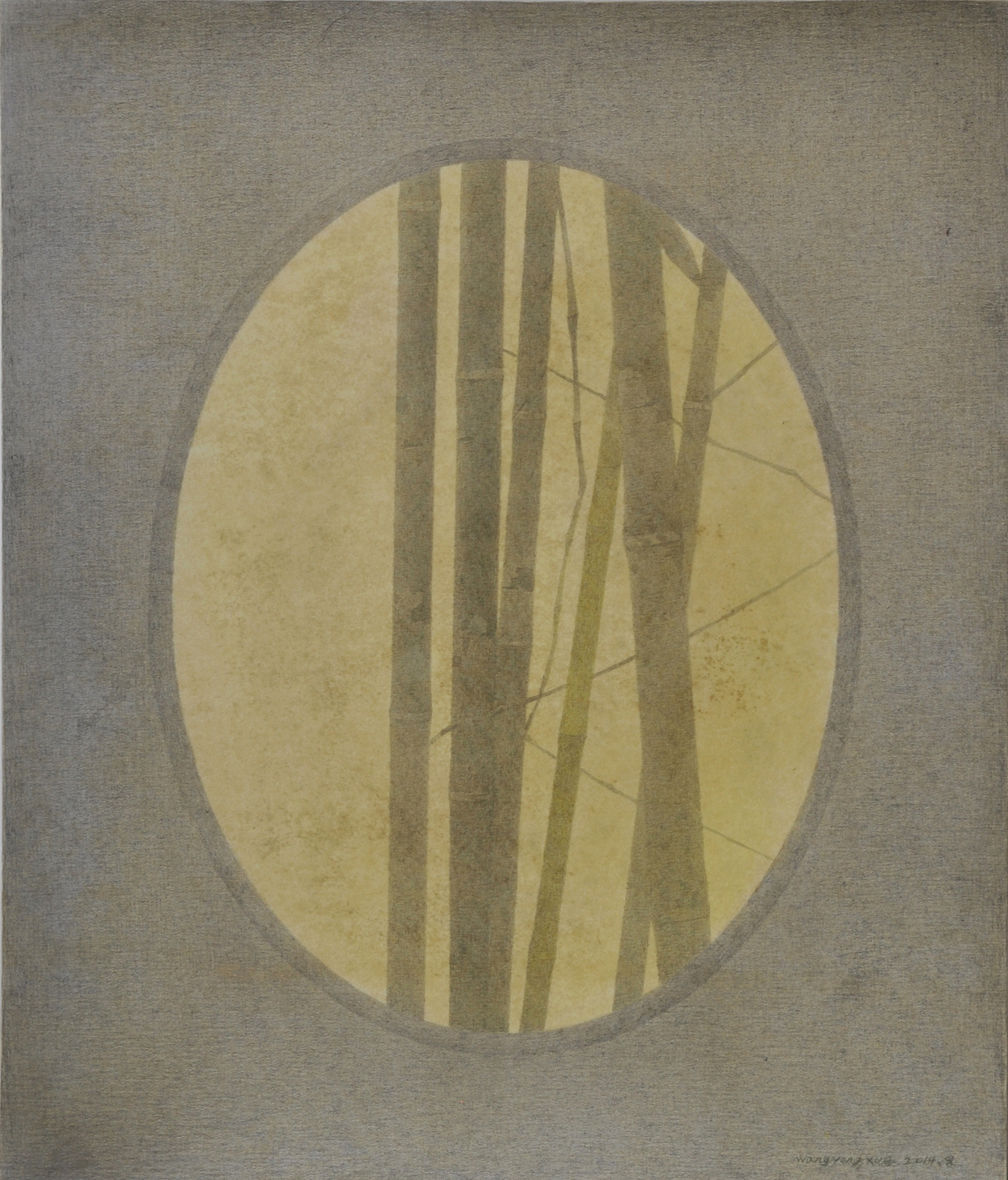 《青竹的灰度01》The Gray of Bamboo No.1