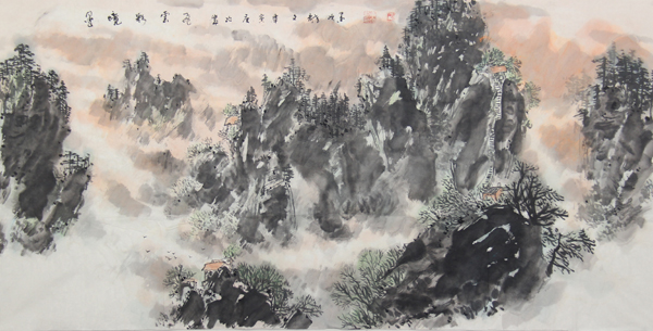 李文龙 68×136cm  2014年