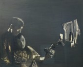 中国电影-马路天使 80x100cm布面油画-1 2013年-1