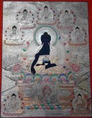 尼泊尔手绘佛祖