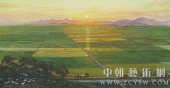 朝鲜画/朝鲜油画-田野之晨