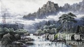 朝鲜画/朝鲜油画-金刚山水晶峰