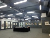 中山市美术家协会作品展展场