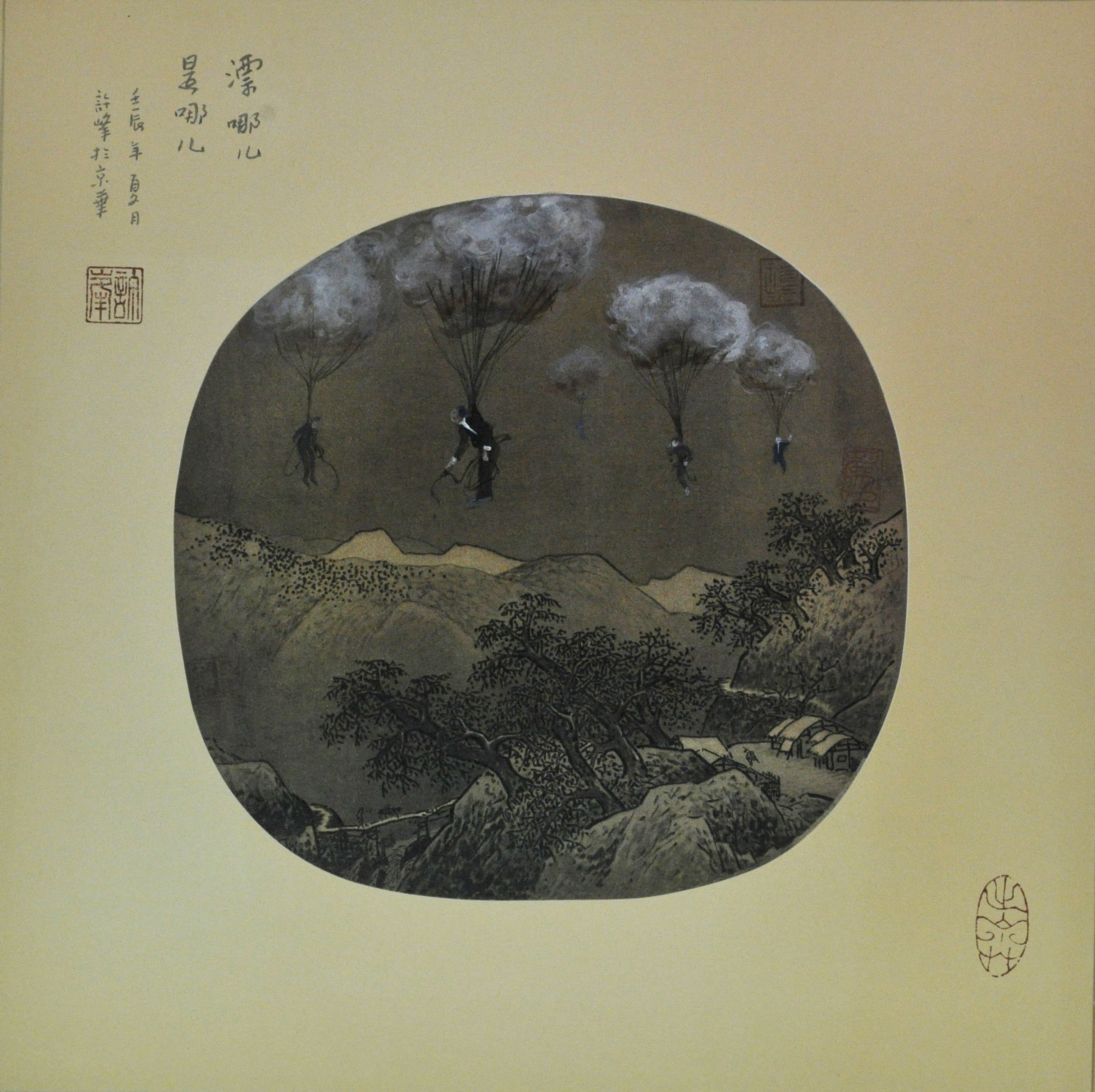 二手材料之八  39x39cm   纸上综合材料  2012