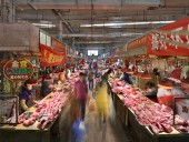 Beijing Meat Market #1, China, 2013