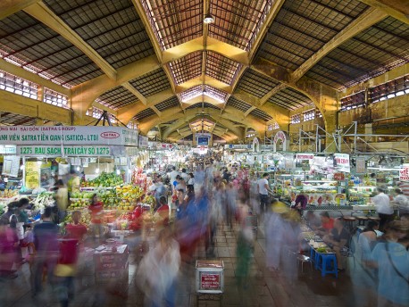 Ben Thanh Market, North Entrance, Saigon, Vietnam, 2013