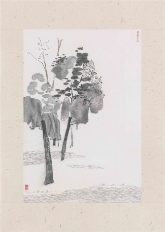 《小景拾集之二》 张晓锋 29x46cm