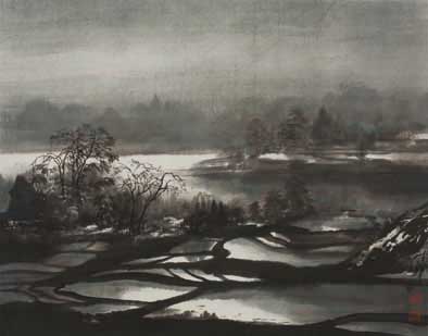 黄昏时分60X75CM