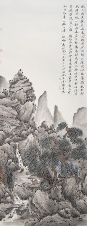 原国镭 春信恨别图220cmx86cm 国画 2014年