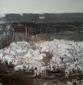 中国当代实力派油画家---【秦宝利】《群羊》