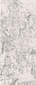 极乐仙居4 水墨纸本线描 9×21  2006年