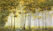 朝鲜功勋艺术家 林志亨《林中的小路》96x162