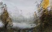朝鲜功勋艺术家 林志亨《湿地》97x162