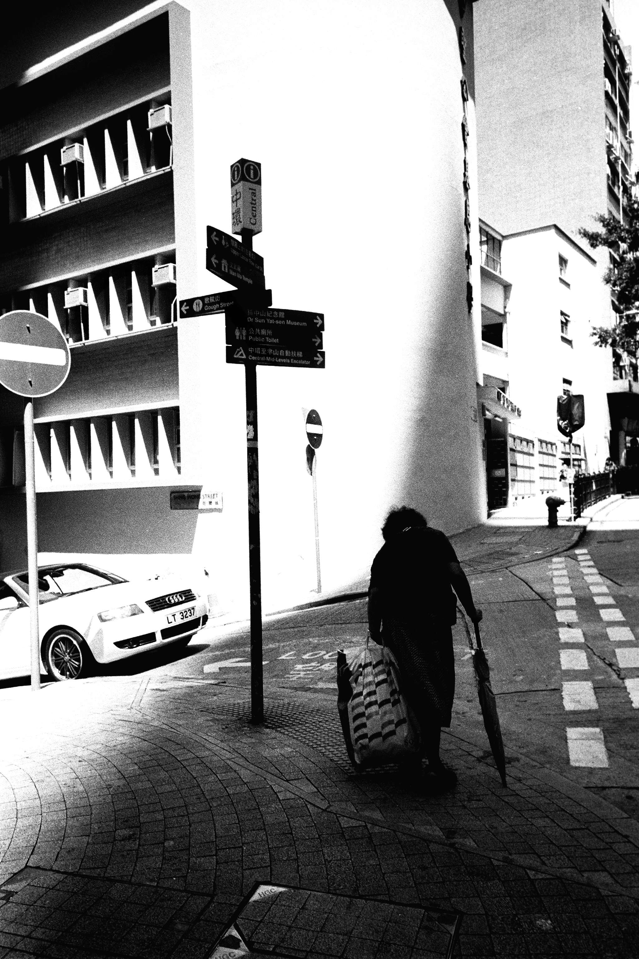 Elder at street