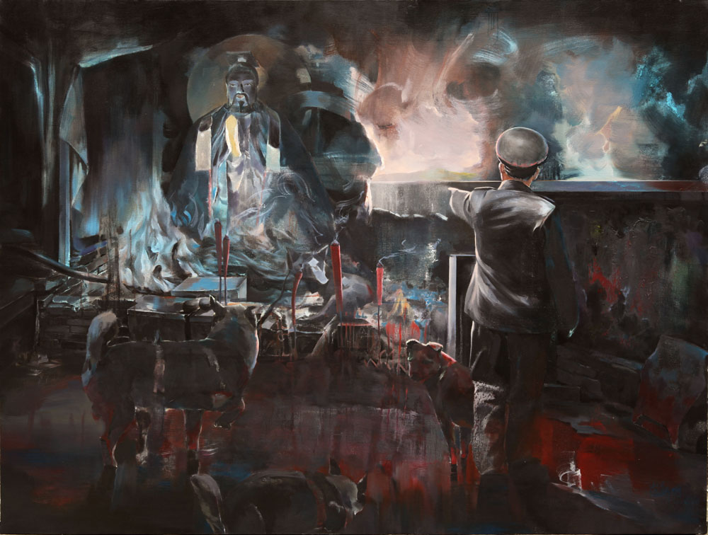 Tabooed Game 被禁忌的游戏oil on canvas 150x200cm 20121