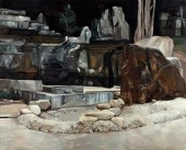 石头Stonesoil on canvas 2012200 x 250 cm