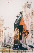 3齐文化牡丹纪念卡·齐桓公 45×68cm