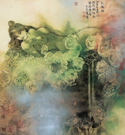 3玫瑰乡      85×75cm