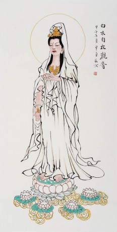 收藏未来 山东美协尹大伟作品 工笔画国画艺术品