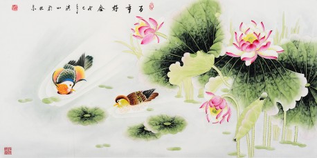 国家一级美术师张洪山作品 工笔画 国画 艺术品