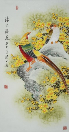 著名画家张洪山作品 工笔画 艺术品收藏品