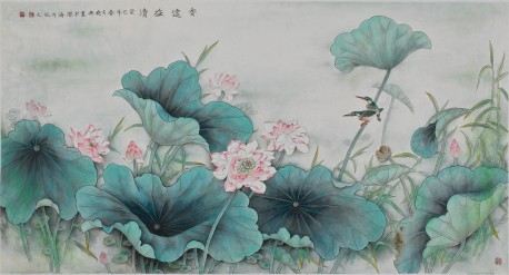 林尧典《香远益清》175X96cm